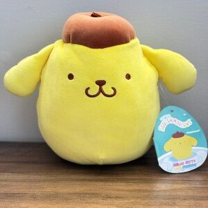 NWT SQUISHMALLOWS Sanrio Hello Kitty Friends POMPOMPURIN Stuffed Dog Plush NEW